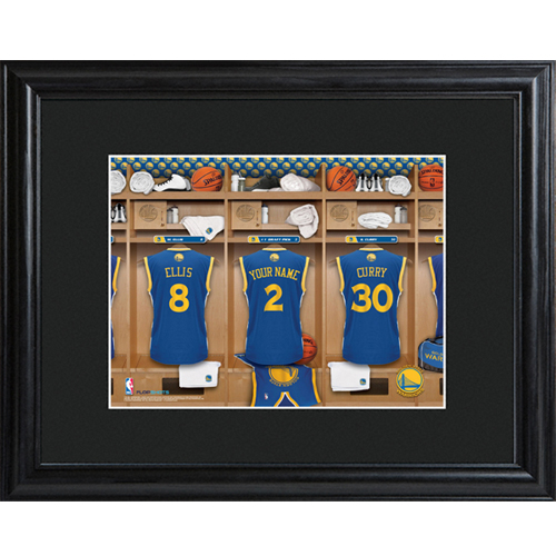 Golden State Warriors Locker Room Print - Personalize at BlackAceDesign.com